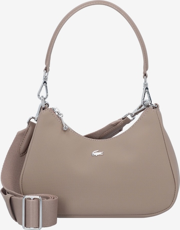 Borsa a spalla 'Daily City' di LACOSTE in marrone: frontale