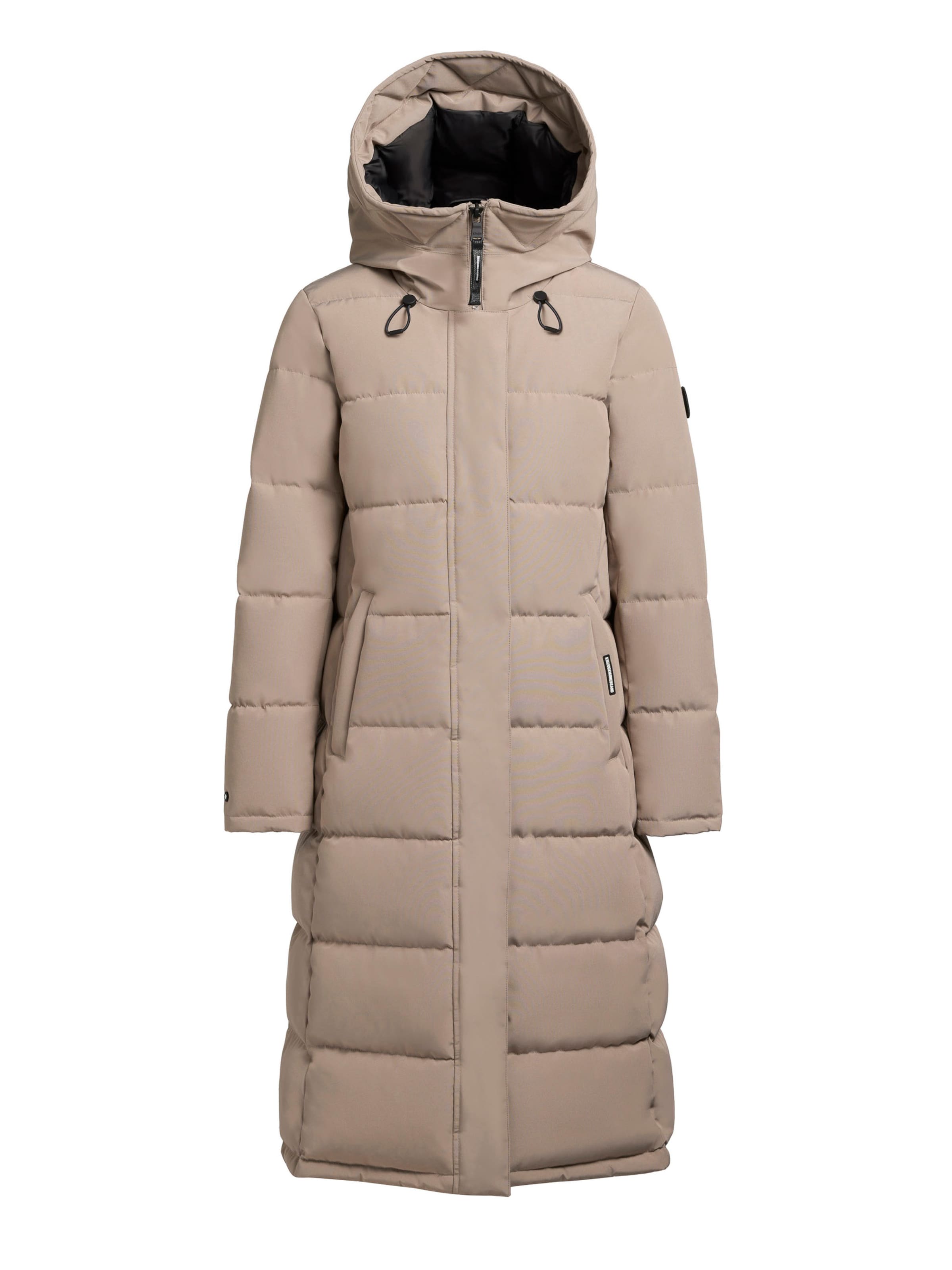 khujo Χειμερινό παλτό ' DEVION ' σε μπεζ: μπροστά