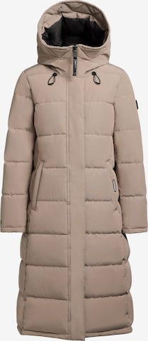 khujo Zimní kabát ' DEVION ' – béžová: přední strana