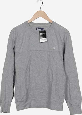 Fred Perry Sweater M in Grau: Vorderseite