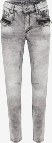 CIPO & BAXX Regular Jeans in Grau: predná strana