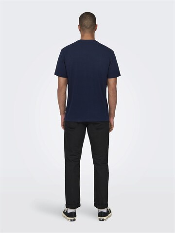 Only & Sons Shirt 'KIM' in Blue