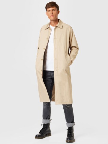 Les Deux Between-Seasons Coat 'Nathan' in Brown