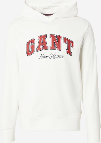 GANT Суичър в бяло: отпред