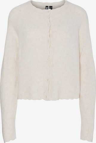 Cardigan 'PCRath' PIECES en beige : devant