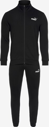 Costum de trening de la PUMA pe negru: față