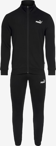 PUMA Trainingsanzug in Schwarz: Vorderseite