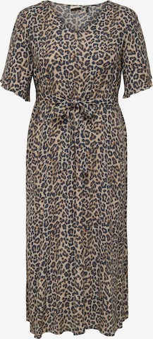 ONLY Carmakoma Kjole 'CARCikka' i beige: forside