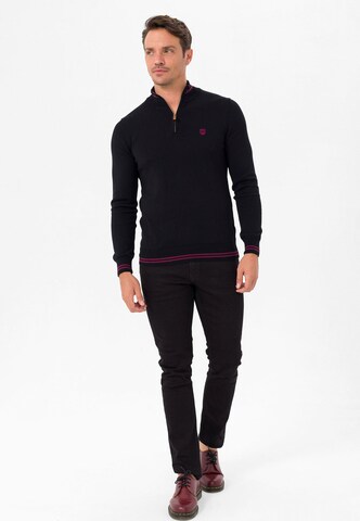 Jimmy Sanders Pullover in Schwarz