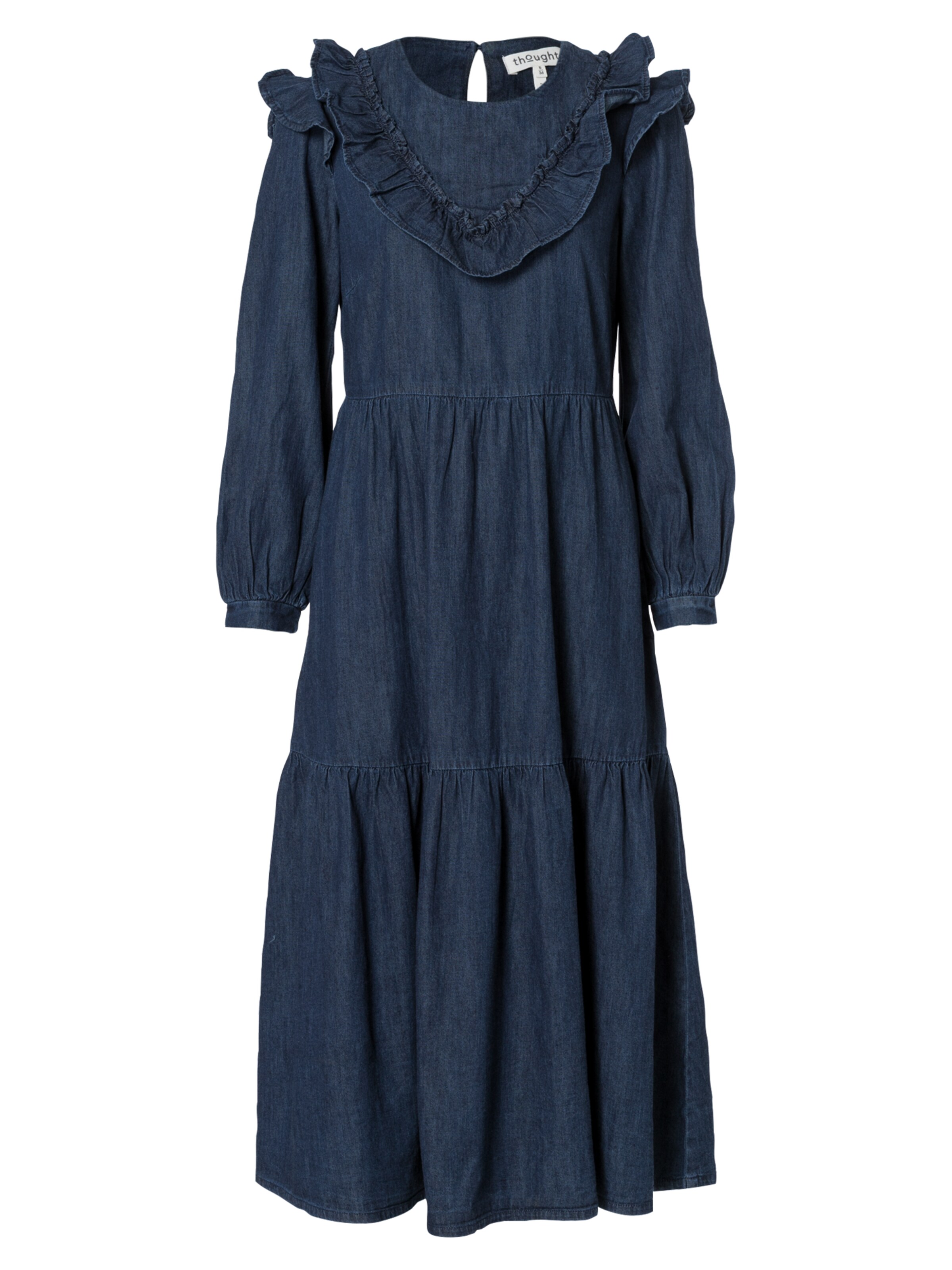 Frauen Große Größen Thought Kleid 'Melanie' in Blau - DN67715