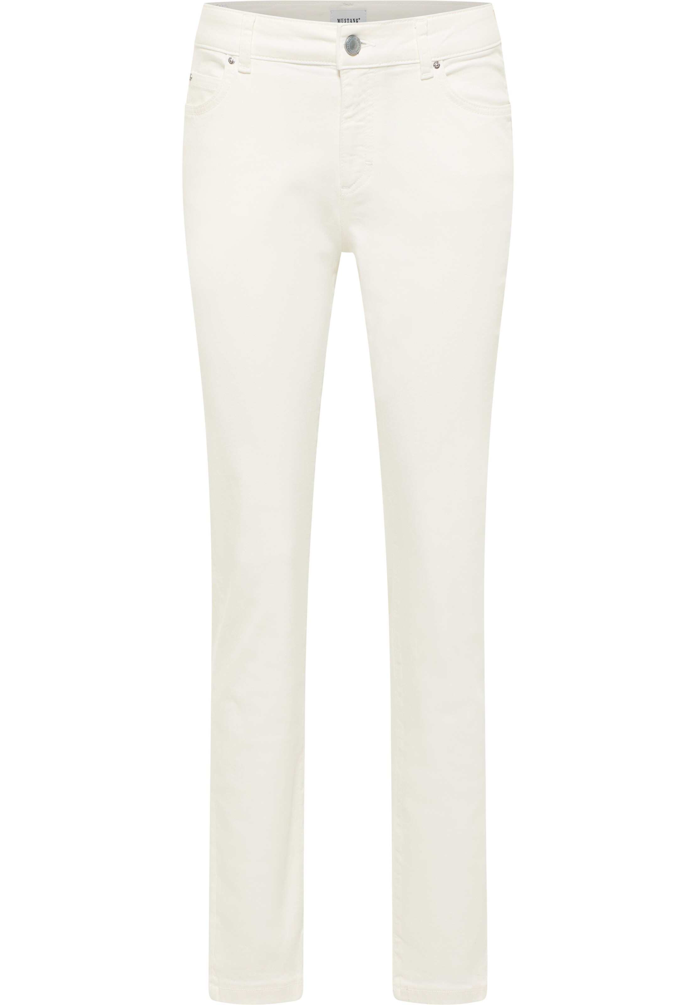 MUSTANG Slimfit Hose 'Crosby' in Weiß: Vorderseite
