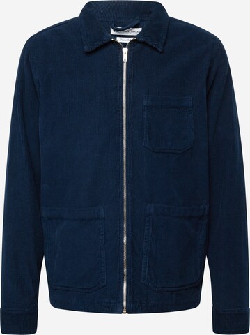 By Garment Makers Přechodná bunda 'Matt' – modrá: přední strana
