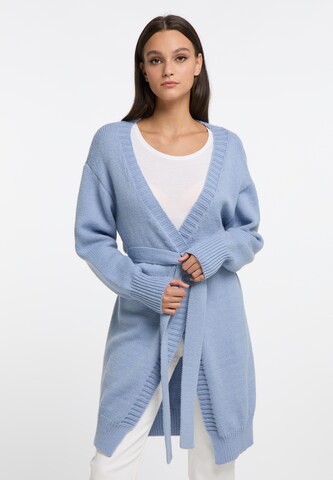 Cardigan 'Teylon' RISA en bleu : devant