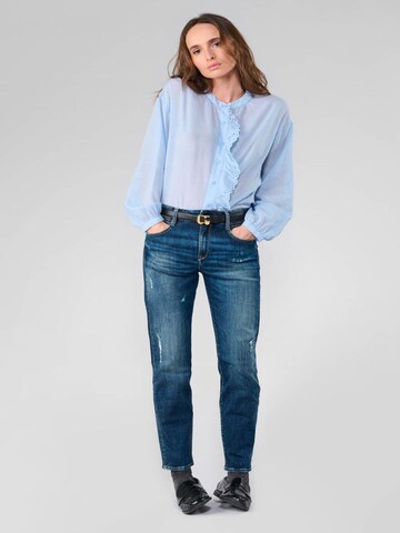 Le Temps Des Cerises Bluse 'Aups' in Blau