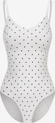 Body modelant 'Bodysuit Sculpting Shapewear mit Slip' cfab (formerly creamy fabrics) en blanc : devant