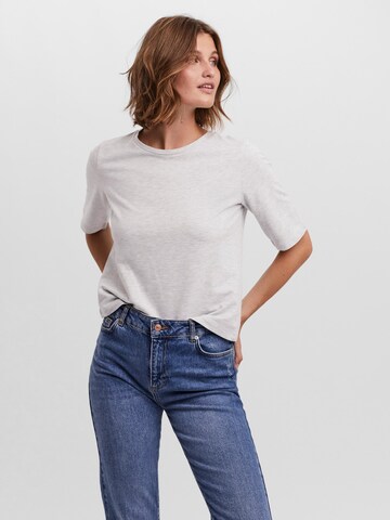 VERO MODA Shirt 'Octavia' in Grijs: voorkant