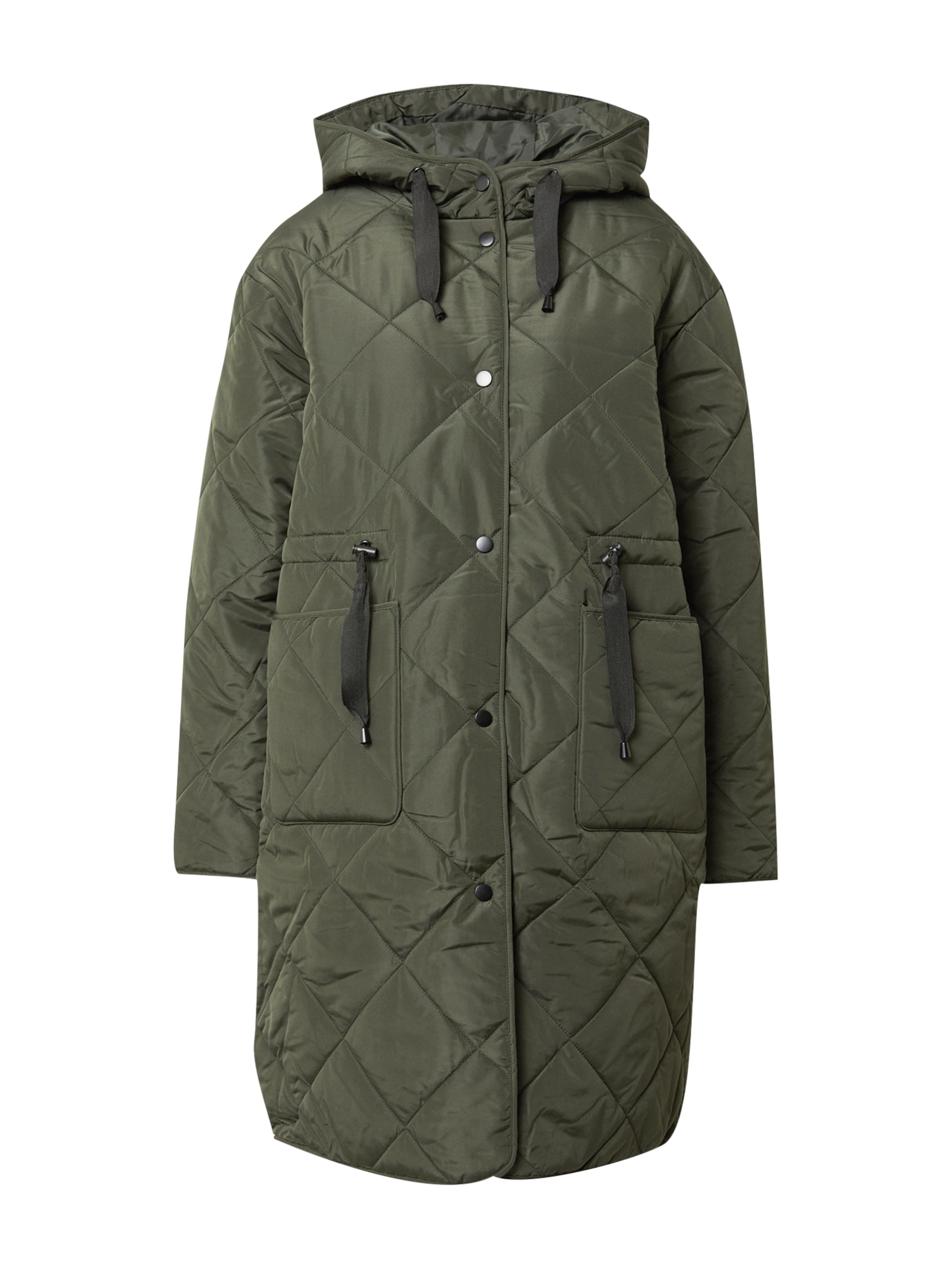 zaļš Dorothy Perkins Starpsezonu mētelis: no priekšpuses