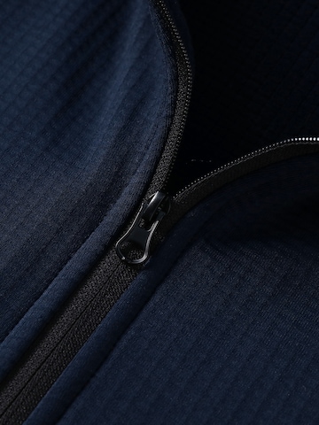 YOUTHUP Athletic Jacket 'UHRENFENSTER' in Blue