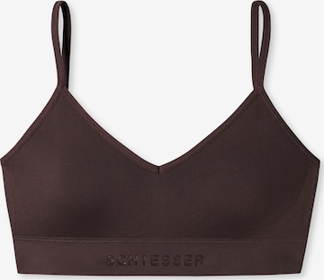 SCHIESSER Bra in Brown: front