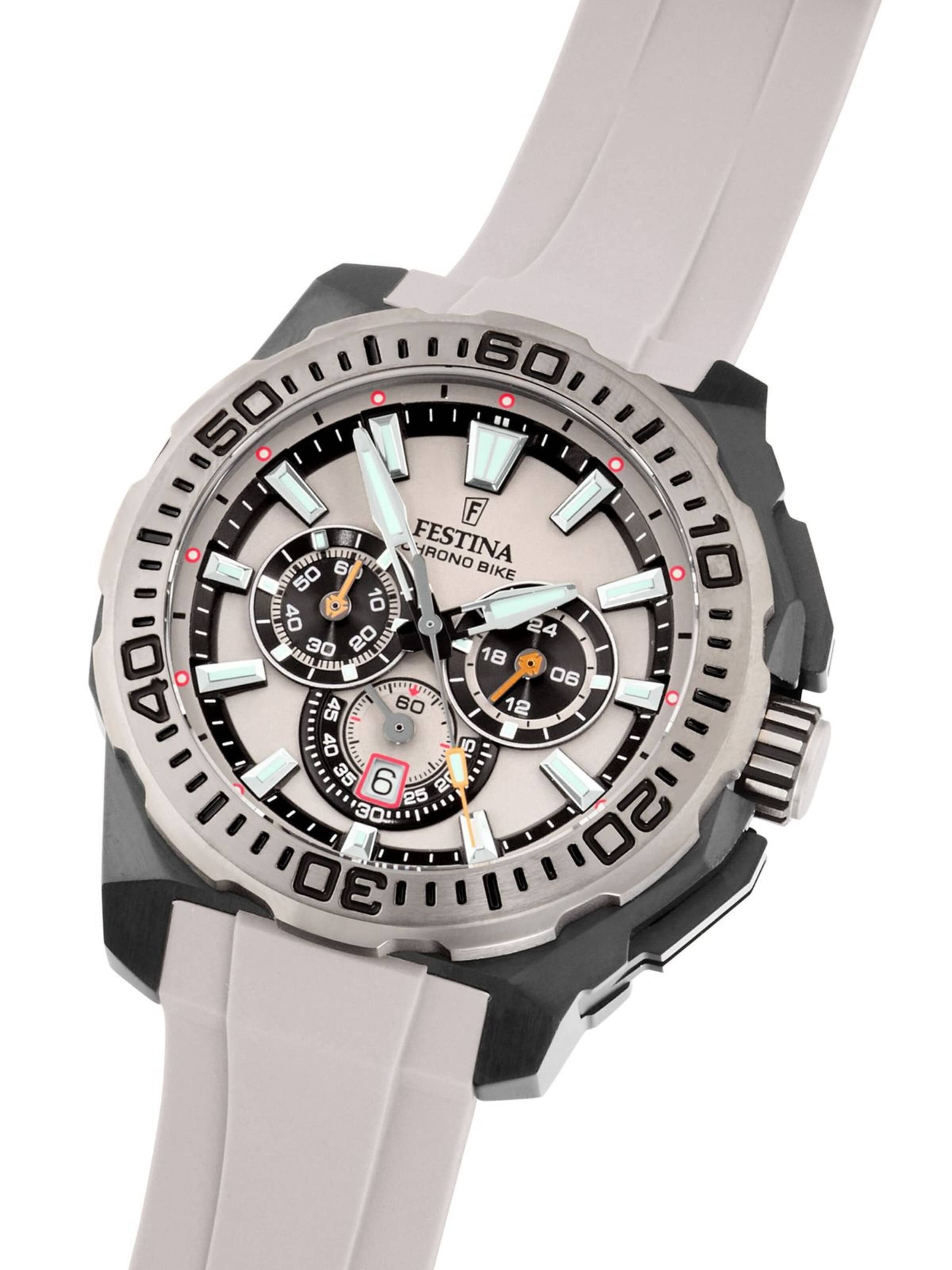 FESTINA Zegarek analogowy 'Chronograph Chrono Bike' w kolorze brązowy