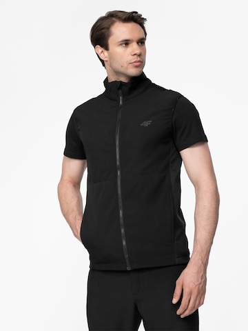 4F Sports vest in Black: front