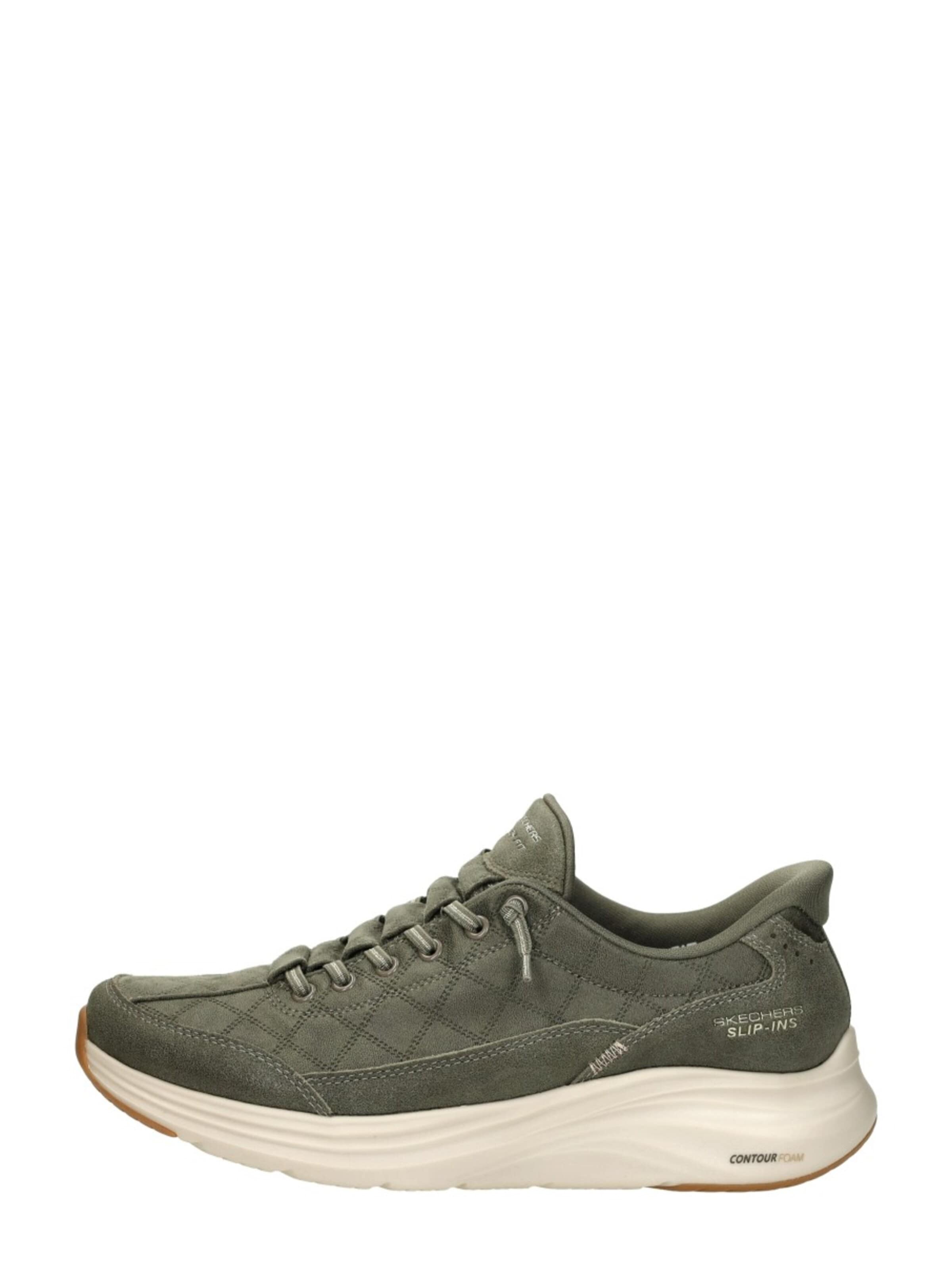 Baskets basses 'Slip-Ins: Contour Foam' SKECHERS en vert : devant