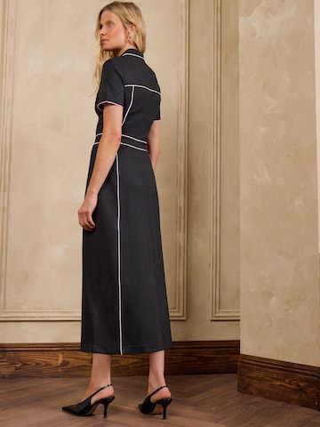 Abito camicia di love & roses in nero