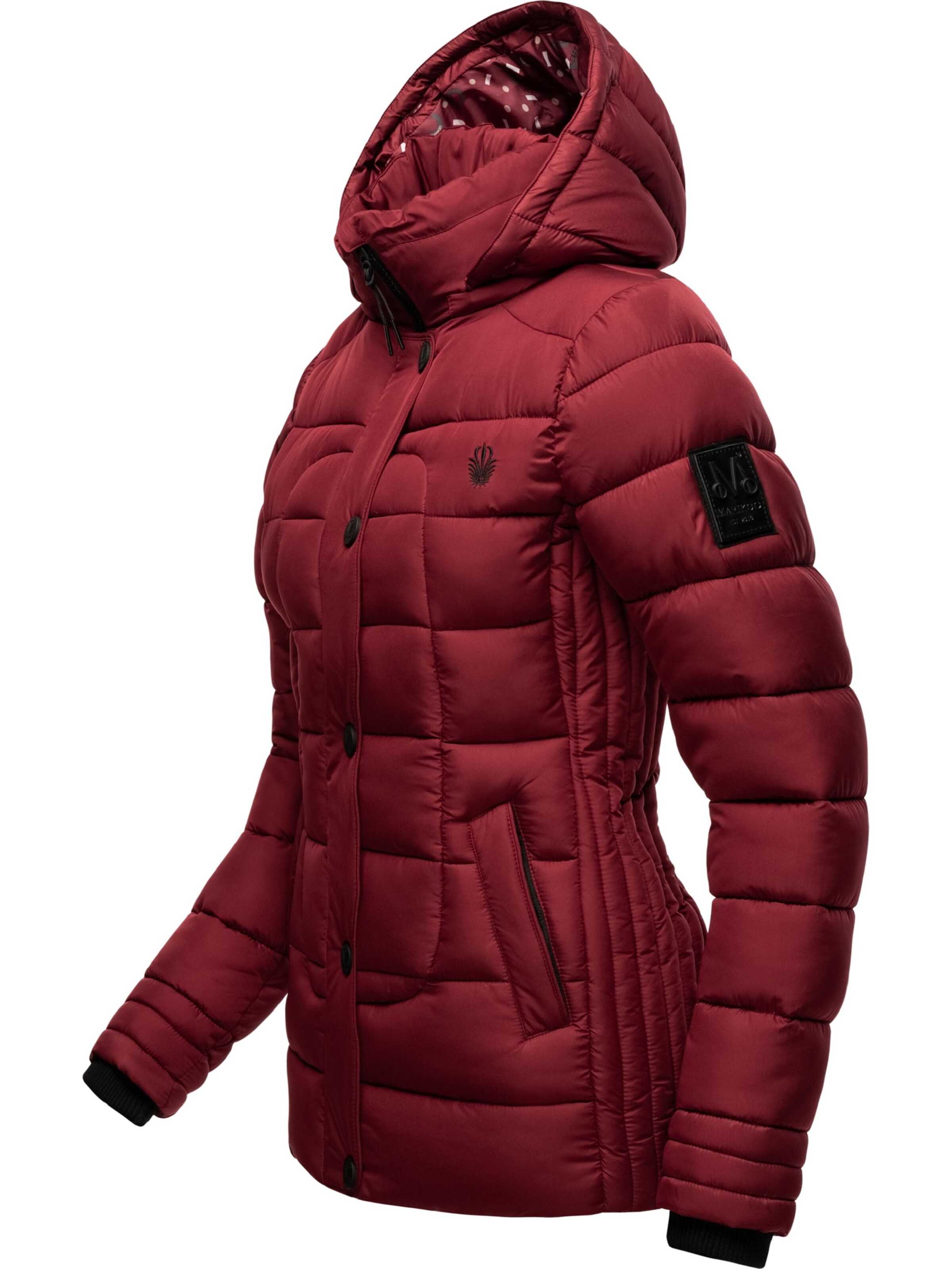 MARIKOO Winter jacket 'Qesraa' in Red