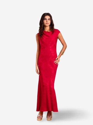 THE-ARE Jurk in Rood: voorkant
