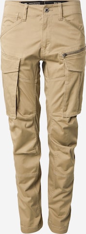 Pantalon cargo G-STAR en beige : devant