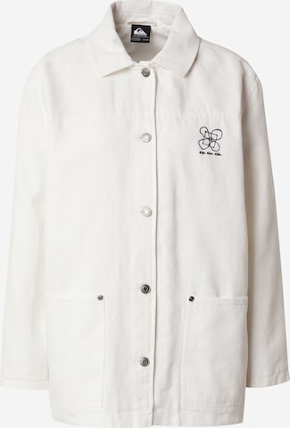 QUIKSILVER Демисезонная куртка в Белый: спереди