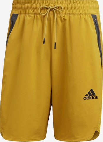 ADIDAS SPORTSWEAR Regular Workout Pants in Green: front