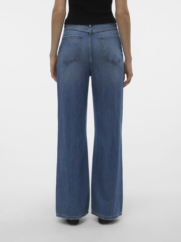 VERO MODA Wide Leg Jeans 'KATHY' i blå