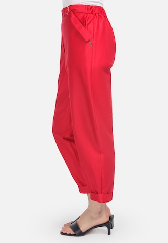 HELMIDGE Loose fit Pants in Red