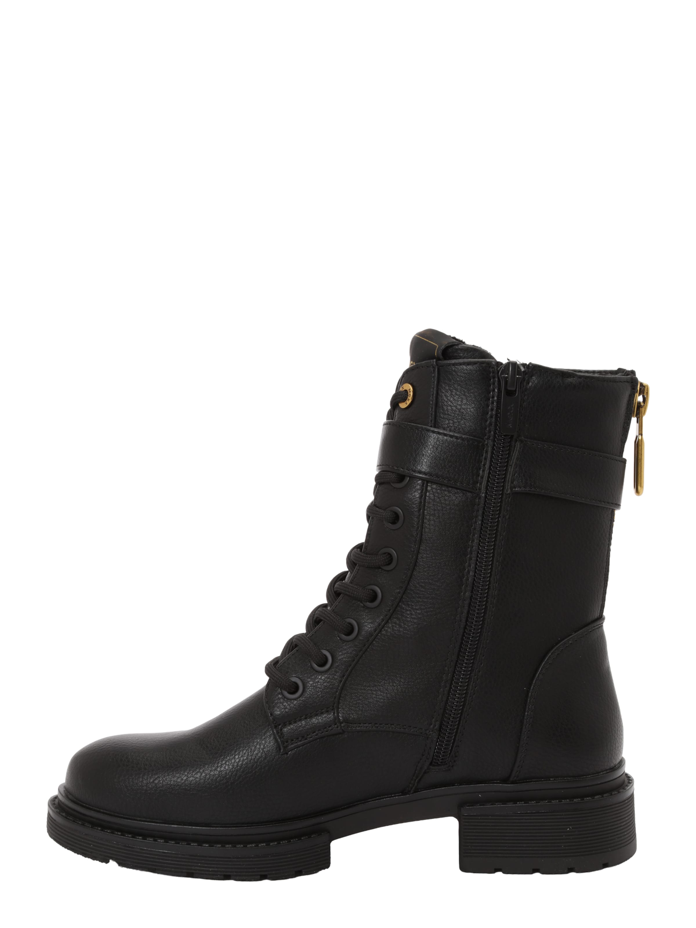 MEXX Schnürstiefelette 'Kimberly Glad' in Schwarz