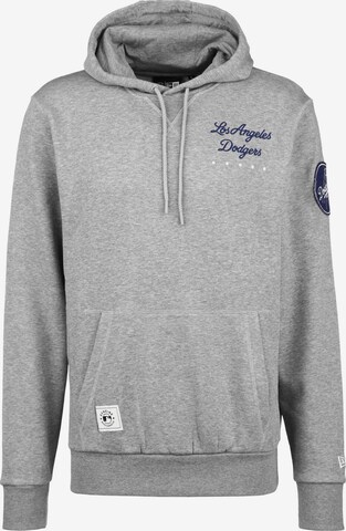 Sweat-shirt 'Los Angeles Dodgers Heritage' NEW ERA en gris : devant