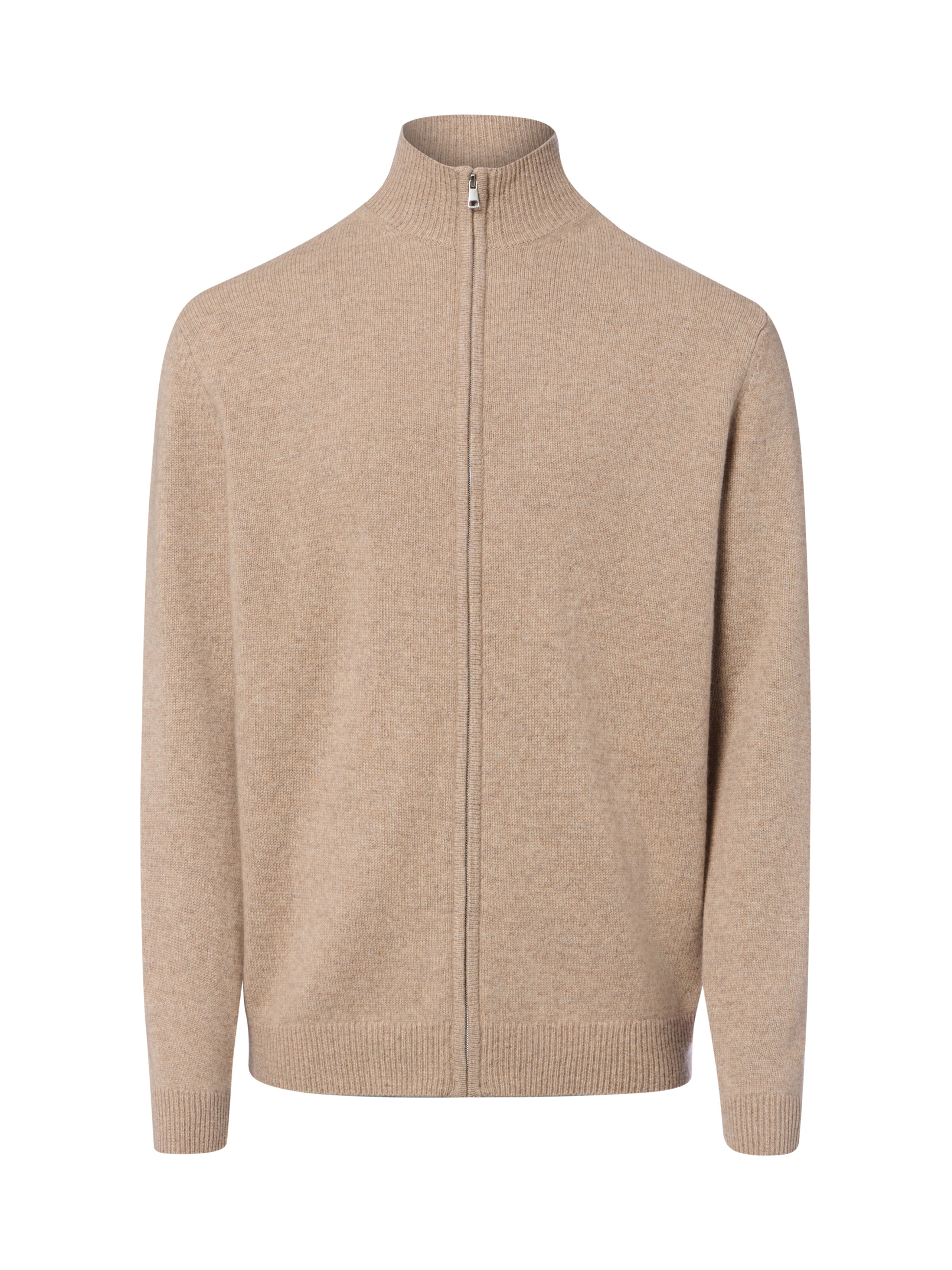 Vestes en maille Andrew James en beige : devant