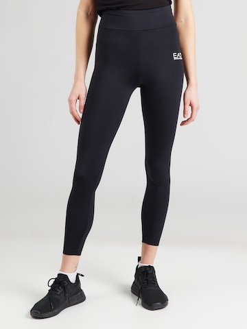 EA7 Emporio Armani Skinny Urheiluhousut värissä musta: etupuoli