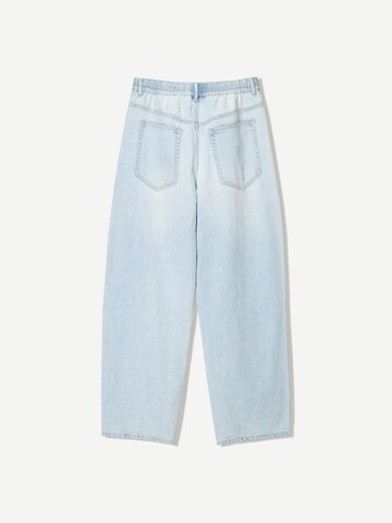 Baggy Jean Bershka en bleu