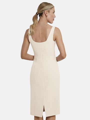Nicowa Sheath Dress in Beige