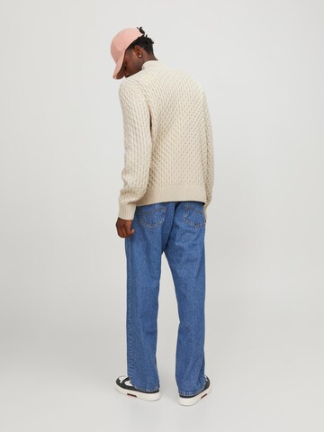 Pull-over 'COSY' JACK & JONES en beige