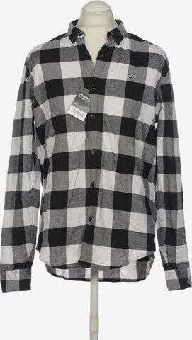 HOLLISTER Button Up Shirt in L in Black: front