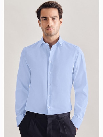 SEIDENSTICKER Slim fit Business Shirt in Blue