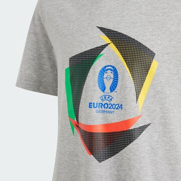 ADIDAS PERFORMANCE Funktionsshirt ' UEFA EURO24™ Official ' in Grau
