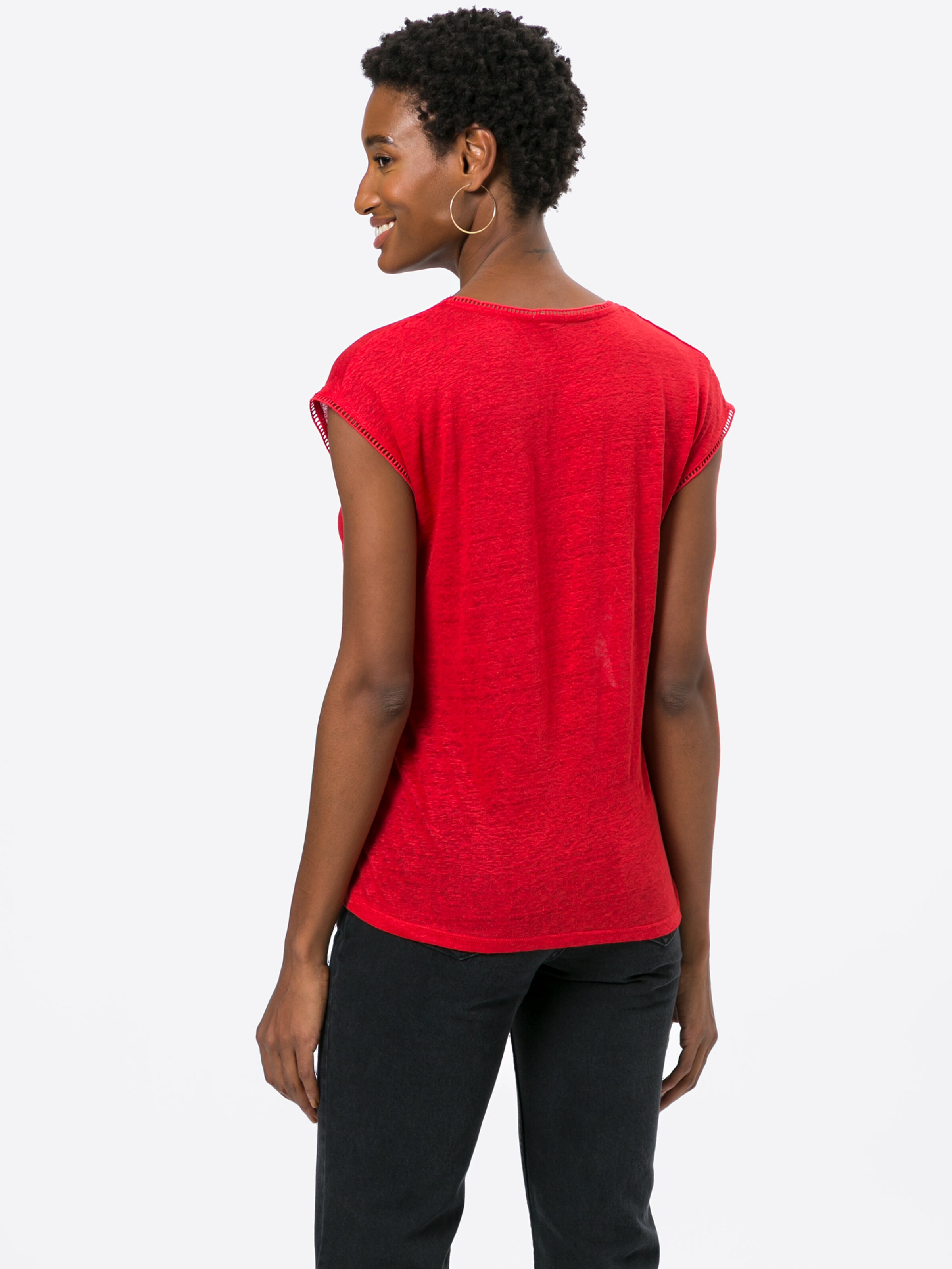 Frauen Shirts & Tops Pepe Jeans T-Shirt 'CLEMENTINE' in Rot - OM90394
