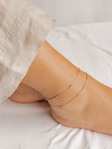 Gioiello per i piedi 'Sea Beads' di Hey Happiness in oro