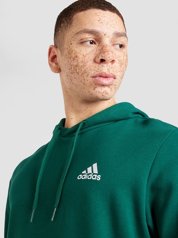 ADIDAS SPORTSWEAR Athletic Sweatshirt 'Essentials Fleece' in Green