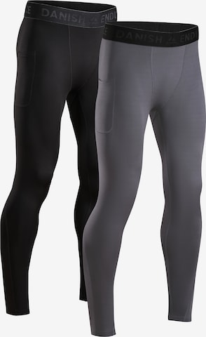 DANISH ENDURANCE Sporthose 'Compression Tights' in Grau: Vorderseite