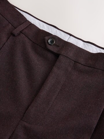 Coupe slim Pantalon à pince Next en rouge