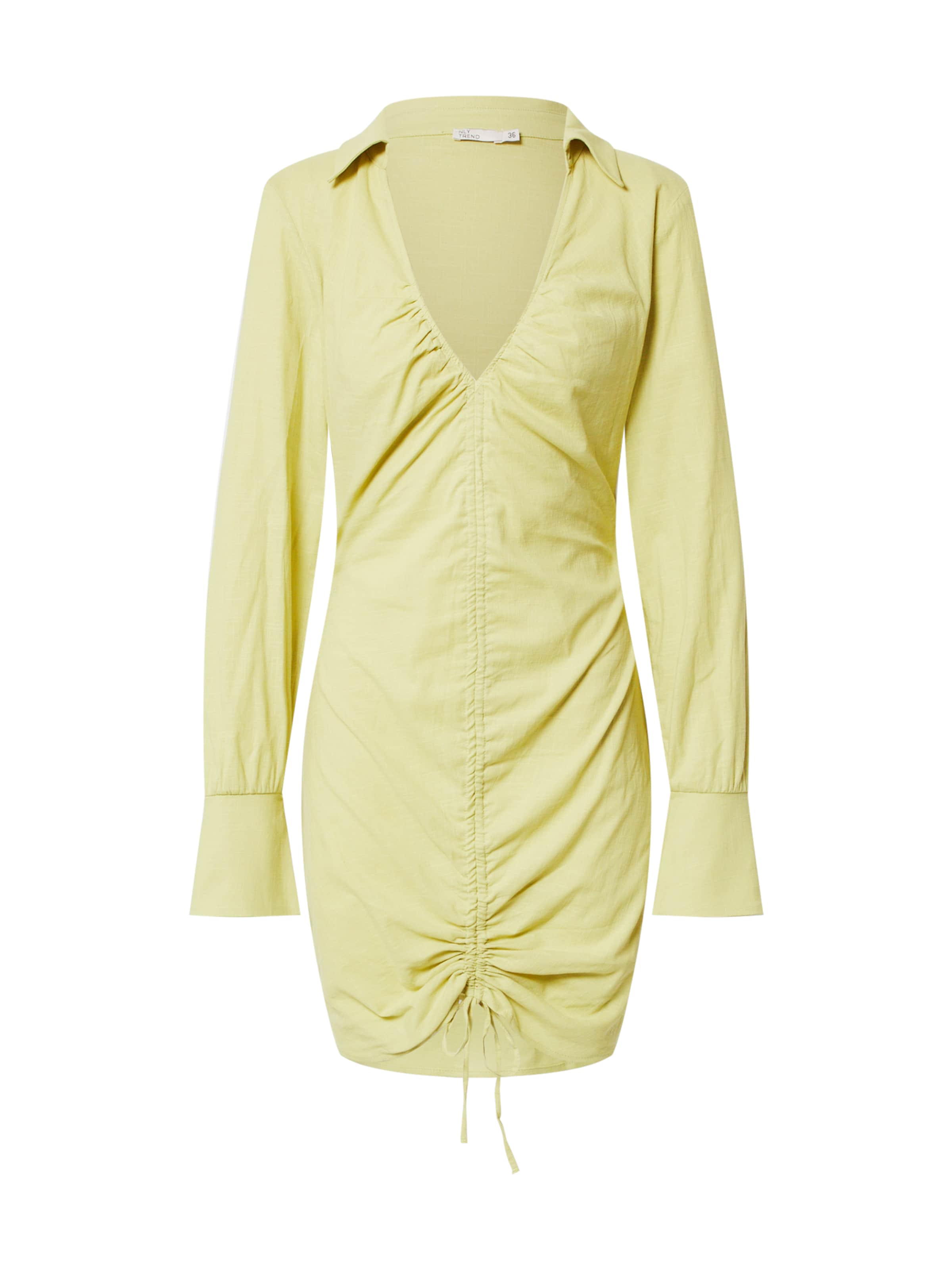 NLY by Nelly Рокля тип риза в зелено: отпред